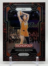 Veronica Burton 2024 Panini WNBA Monopoly Prizm #1 Red Classic Icon Prizm