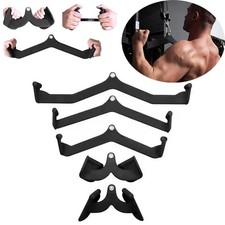 Lat Pull Down Attachment Handle Close Narrow Wide Grips Multi Gym Cables Machine