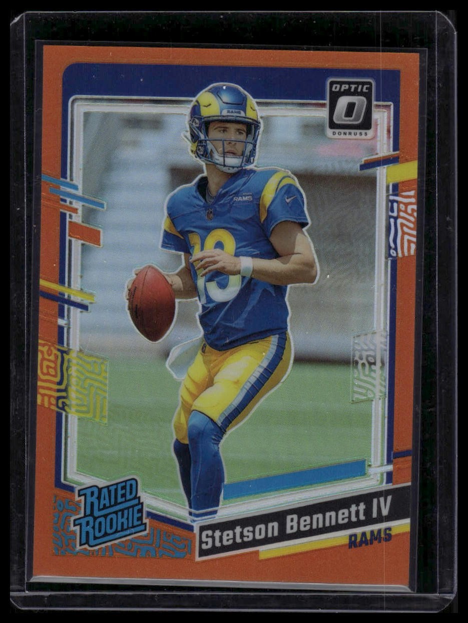 2023 Donruss Optic #267 Stetson Bennett Orange #/249