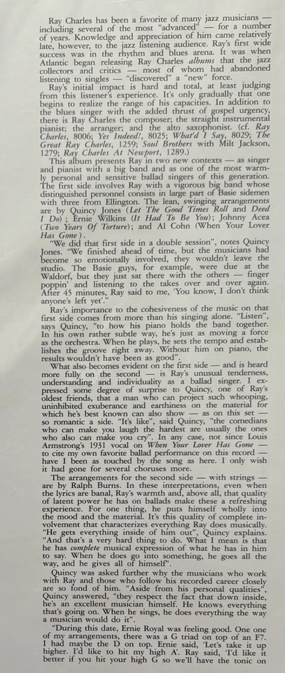 Analogue Productions The Genius Of Ray Charles Vinyl New Sealed 753088756672 - Image 4 of 4