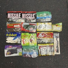 Random Lot Of Soft Fishing Lures Some Sealed Some Partial