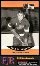 Alex Delvecchio 1990-91 Pro Set #652 Detroit Red Wings