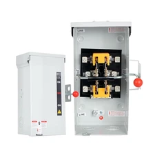 100A Generator Transfer Switch, 12000/24000/45000W General-Duty Double-Throw Saf