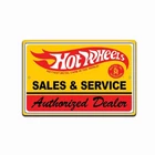 Hot Wheels Tin Metal Sign Toy Metal Cars Garage Man Cave Authorized Dealer
