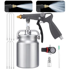 Air Rust Proofing Undercoating Gun, Gauge, 4x Wands, Truck Bed Liner Undercoat