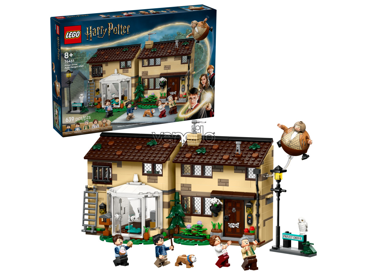 LEGO 76451 PRIVET DRIVE LA VISITA DI ZIA MARGE HARRY POTTER