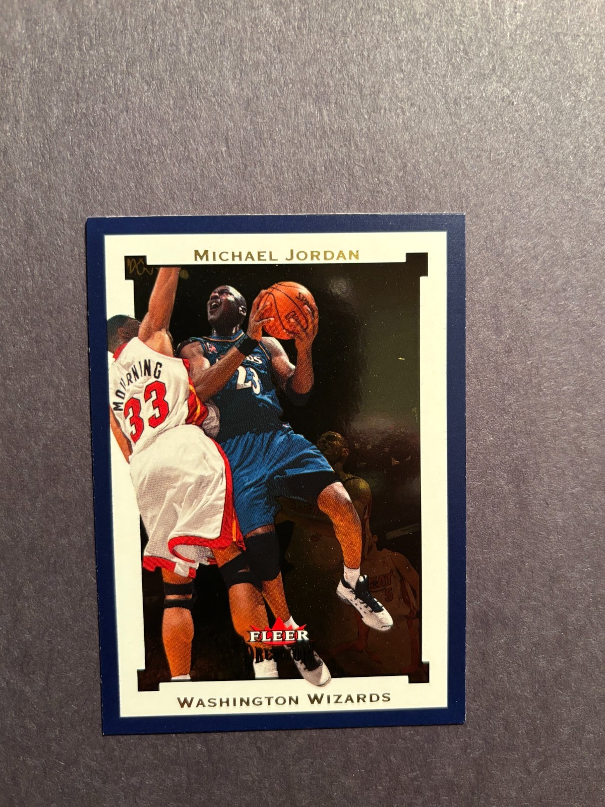 2002-03 Fleer Premium Michael Jordan # 82 Wizards Bulls HOF GOAT NBA