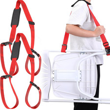 Sanwuta 2 Pcs Adjustable Beach Chair Carry Strap Camping Chair Straps for Should