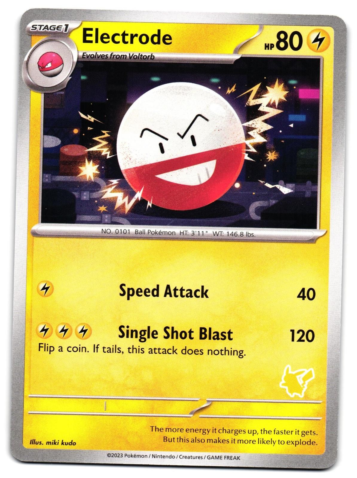 Electrode My First Battle Pokemon Near Mint
