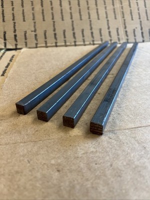 1/2 Square Steel Bar 4 PCS 12'' Long Blacksmithing Welding Arts A-36