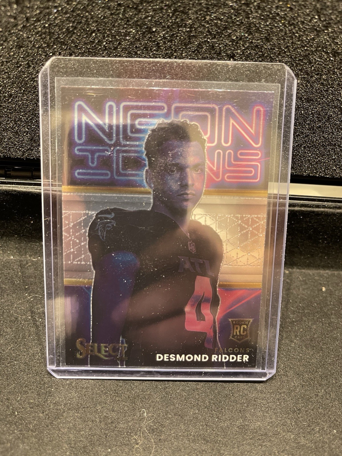 2022 Panini Select - Neon Icons Desmond Ridder #NI-13 (RC) Falcons Rookie