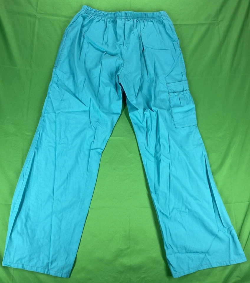 Pantalones Médicos Medianos Azul Claro Simply Basic Foto 3 de 4