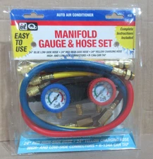 QUEST 432 AUTO AIR CONDITIONER MANIFOLD GAUGE & HOSE SET