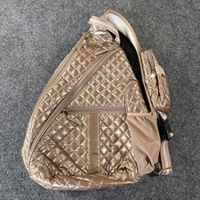 Oliver Thomas Tennis/Pickle Sling Rose Gold RFID Pocket Quilted CrossBody