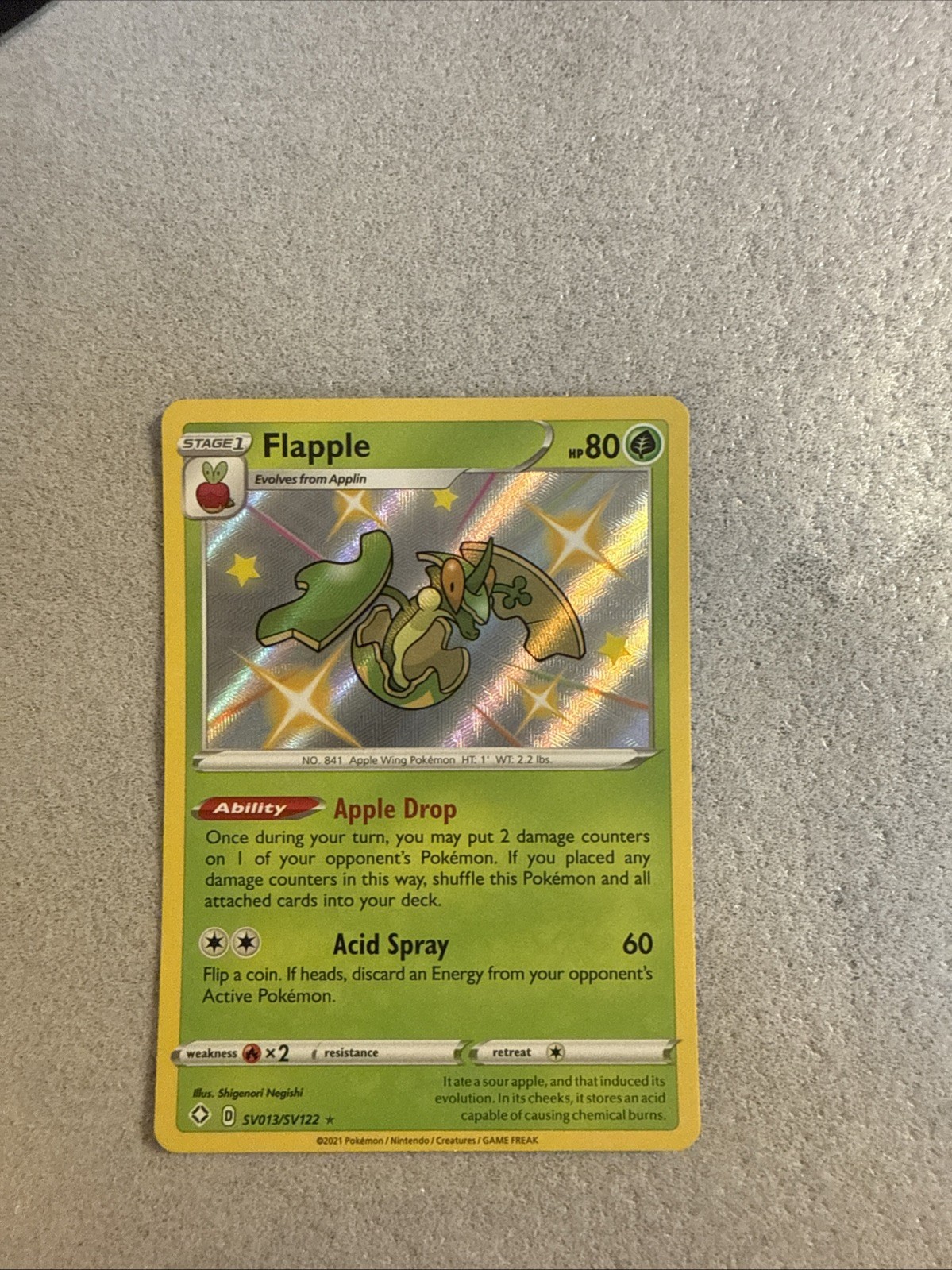 Flapple SV013/SV122 Shining Fates: Shiny Vault Holo