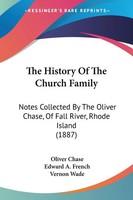 Oliver Chase (U. A.) | The History Of The Church Family | Taschenbuch | Englisch
