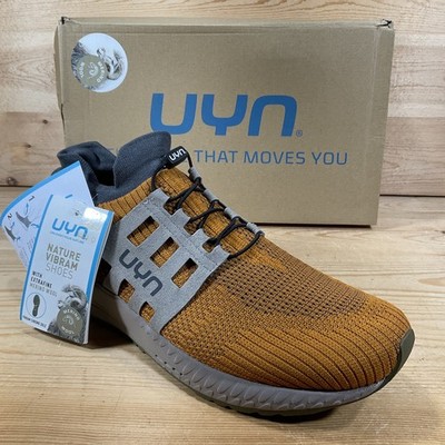 NIB UYN Nature Tune Shoes Marino Men s 12.5  47 Mustard Grey Wool Vibram Y100144