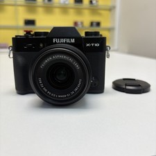 Fujifilm X-T10 Mirrorless Camera Body 16.3MP Bundle with 15-45mm Lens Black