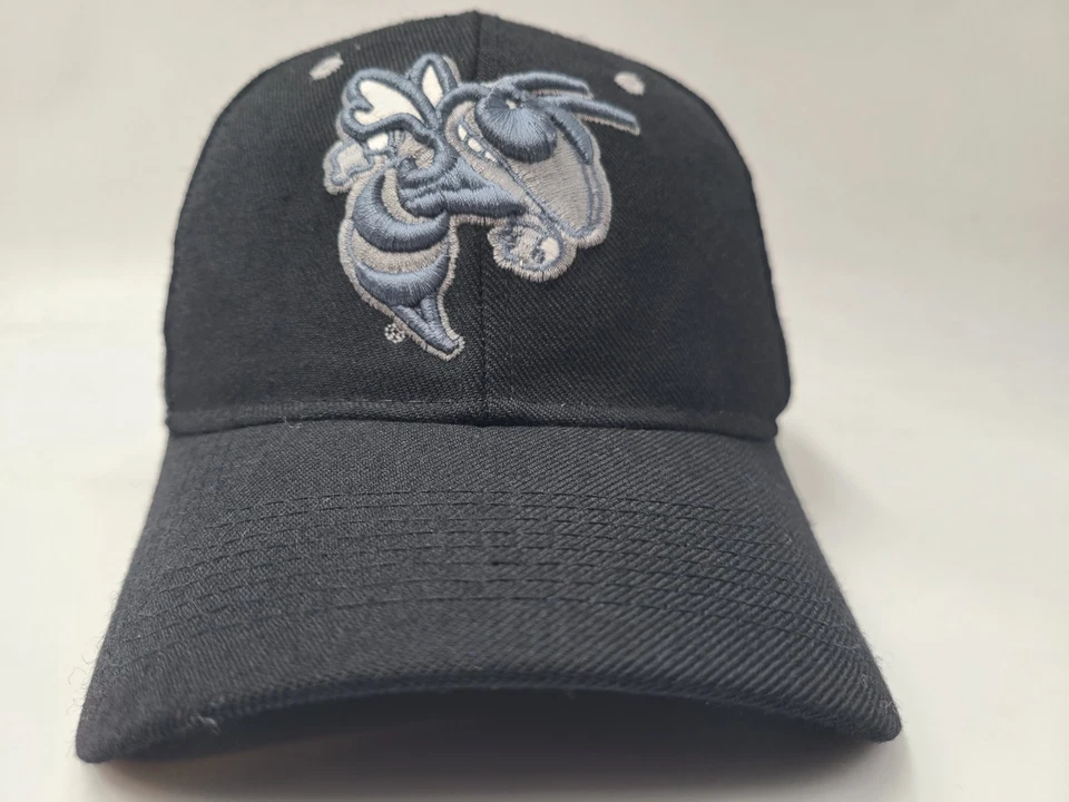 Georgia Tech Yellow Jackets Zephyr Fitted M Hat Cap Wool Men Women NCAA Black - Image 2 of 4