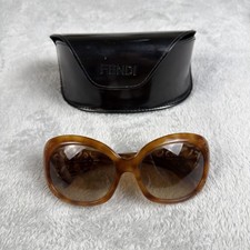 Vintage Oversized Fendi FS5091 214 135 Tortoise Shell Sunglasses Made In Italy