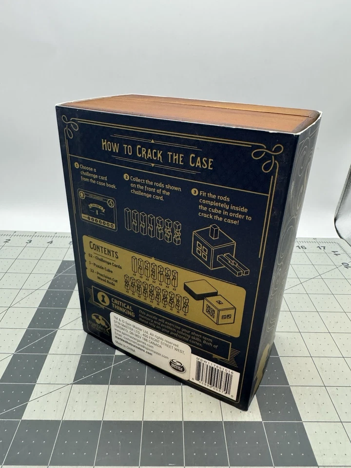 Marbles: The Brain Store Limited Edition The Sherlock Puzzle Wood Box Complete - Image 3 of 4