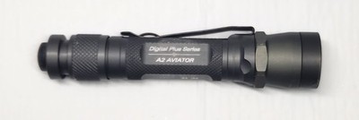 Vintage Surefire A2 Aviator Flashlight Digital Plus Series W/ Red