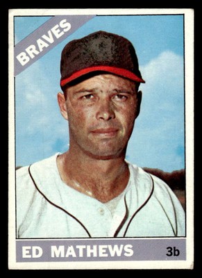 1966 Topps Ed Mathews Atlanta Braves #200 VG Y1604