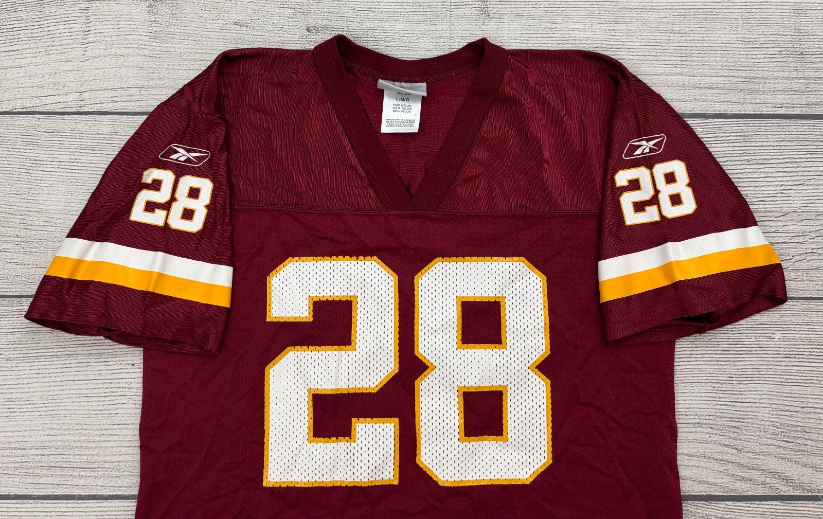 DARRELL GREEN #28 WASHINGTON REDSKINS Youth Sz Large Reebok Home NFL Jersey VTG thumbnail 3