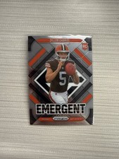 2025 Panini Prizm Football #18 - Dillon Gabriel - Emergent -Rookie Logo - Browns