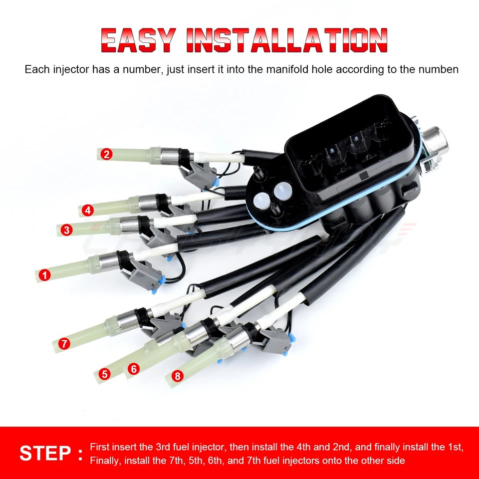 Fuel Spider Injector Injection For Chevy GMC Pickup V8 5.0L 5.7L FJ504 89060440 — 第 2/4 张图片