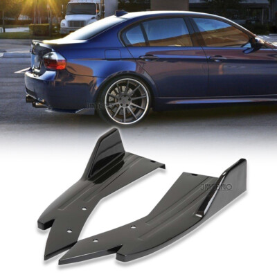 Rear Bumper Lip Diffuser Splitter Spoiler Glossy Black For E90 330i E93 ...