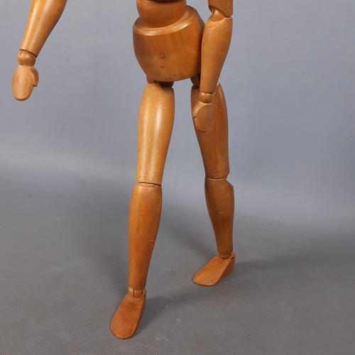 Antique Articulated Wooden Artist Mannequin Doll Craft Model 1950 - Picture 9 of 10