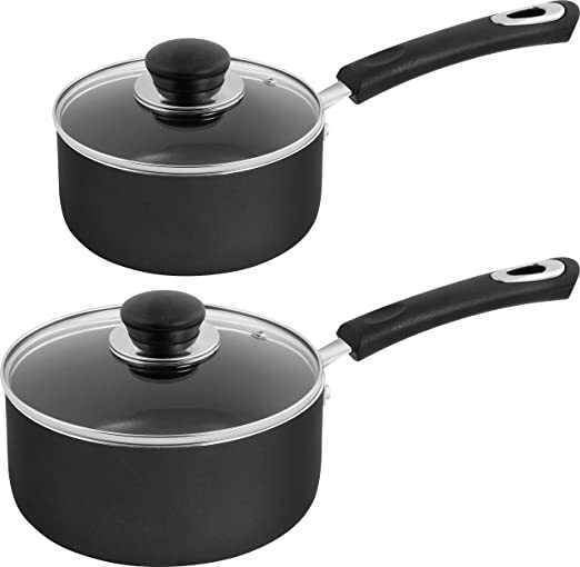 Utopia Kitchen Nonstick Saucepan Set - 1 Quart and 2 Quart - Glass Lid - Multipu eBay Utopia Kitchen Nonstick Saucepan Set - 1 Quart and 2 Quart - Glass Lid - Multipu eBay