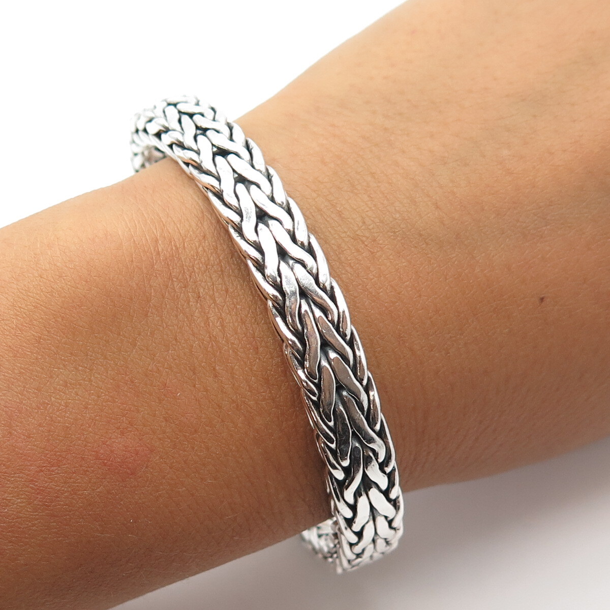 アクセサリー Vintage Silver Heavy Wide Bangle 925 Vintage Bangle Cuff Bracelet 925 Sterling Silver - Etsy