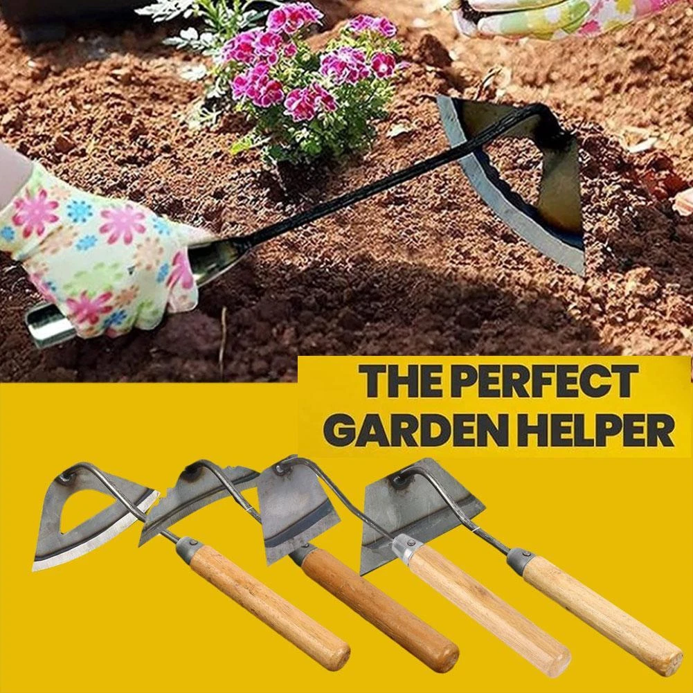 1X Steel Hardened Hollow Hoe Hollow Hoe For Gardening Prot Weed with Hoe B5L5