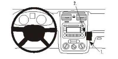 Brodit 853359 ProClip VW Golf V Jetta EOS online kaufen | eBay