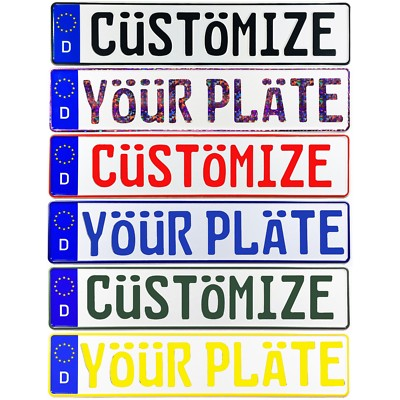 #ad #ad Custom European German License Plate Customize Your Plate $49.99