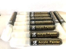  10 Bold Point Water-Based Paint Markers - Black - Bold Point, Black QUALITY 10