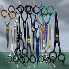 Hair Cutting Shears Scissors 14 Pack Barber Scissors Multi Color Salon Tools