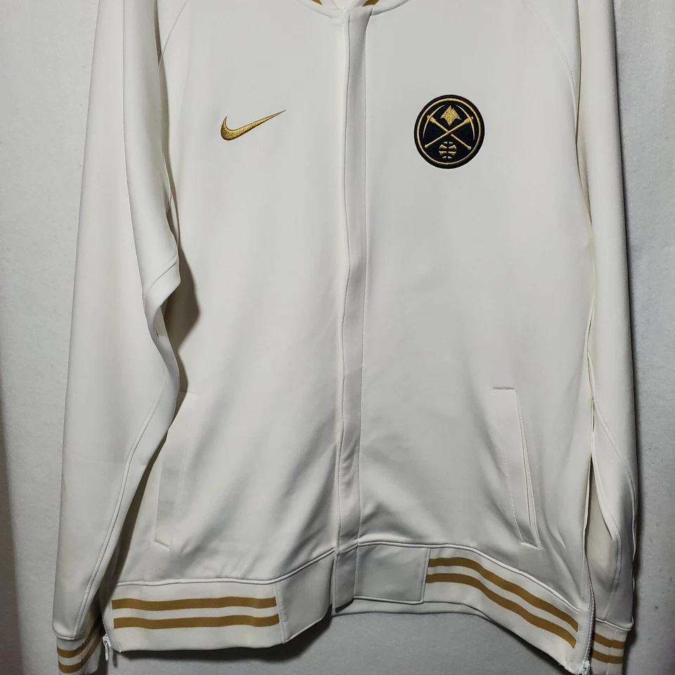 Denver Nuggets NBA Champions Banner Auténtico Showtime Chaqueta Cremallera Completa Nike Foto 4 de 4