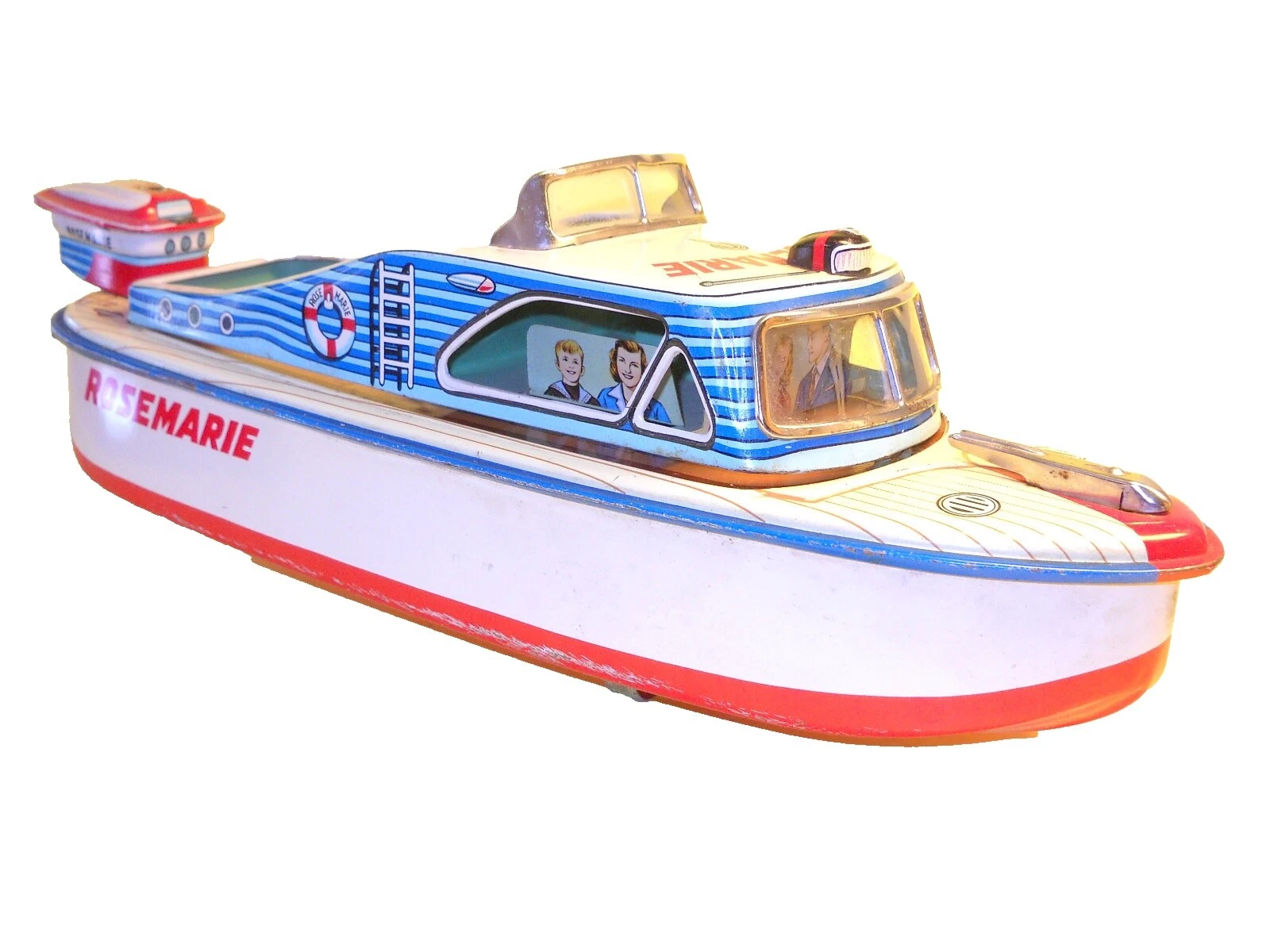 Lata Vintage fabricación barcos diecast