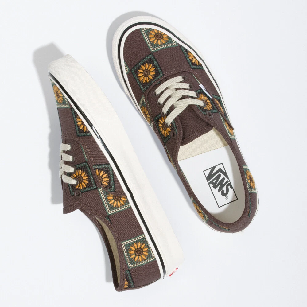Vans Granny Check Authentic Skate Shoes Sneakers Chocolate VN0A7Q5CCHC US 4 11