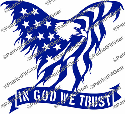 In God We Trust,Eagle,American Flag,Dont Tread On Me,2A,Stickers,Vinyl Decal