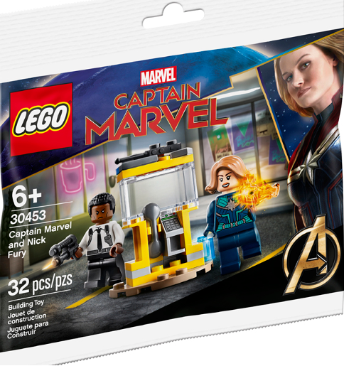 LEGO Super Heroes CAPTAIN MARVEL and NICK FURY (30453) *NEW in