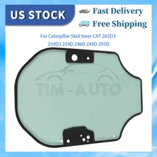 Cab Door Glass 345-6230 3456230 For Caterpillar CAT 226D 232D 246D 249D 297D