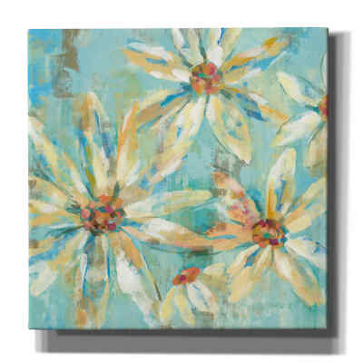 Epic Graffiti ''Fjord Floral I'' by Silvia Vassileva, Giclee Canvas Wall Art