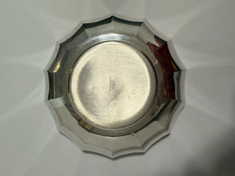 Tiffany & Co Antique Sterling Silver Fluted Bowl. Rare!! Foto 4 de 4