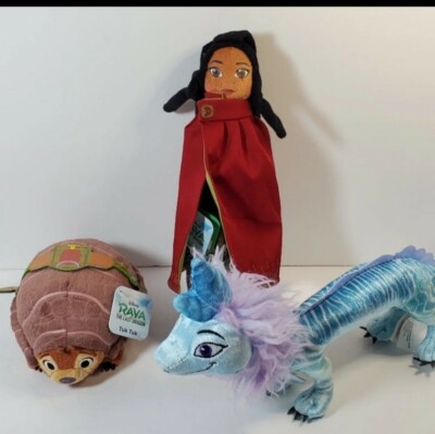 Raya Sisu Tuk Tuk Plush Lot of 3 Raya The Last Dragon New Disney Movie Stuffed