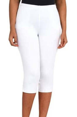 Ruby Rd. French Terry Side Vent Hem Capri Pants