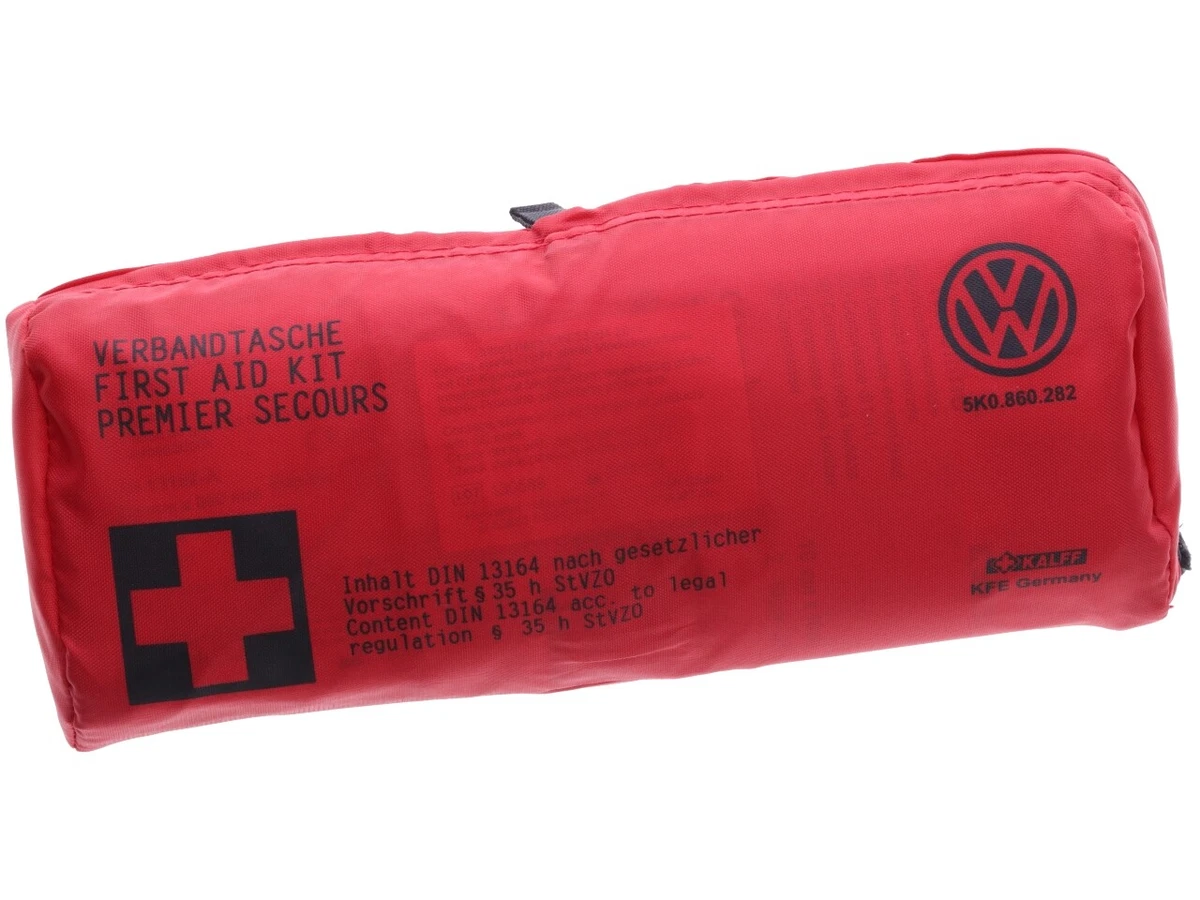 Original Audi Verbandtasche Verbandkasten Sicherheit Erste Hilfe DIN13164  First Aid Kit